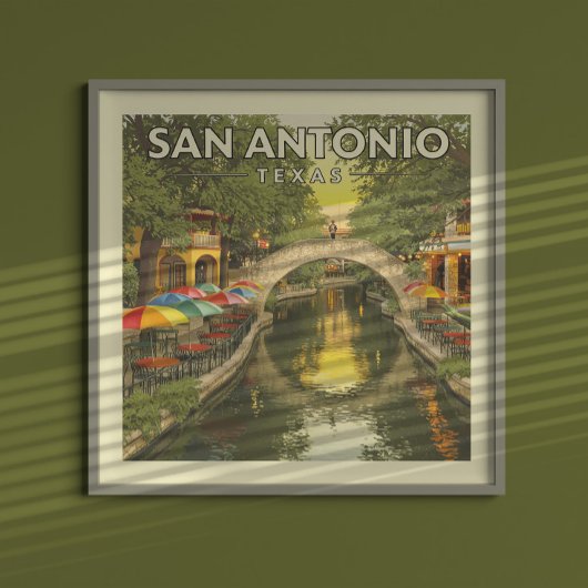  San Antonio Poster