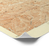 San Antonio quadrangle toont San Andreas Rift Poster (Hoek)