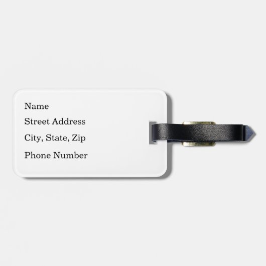 San Antonio River Walk Bagagelabel (Achterkant horizontaal)