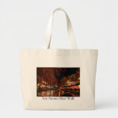 San Antonio River Walk Grote Tote Bag (Voorkant)