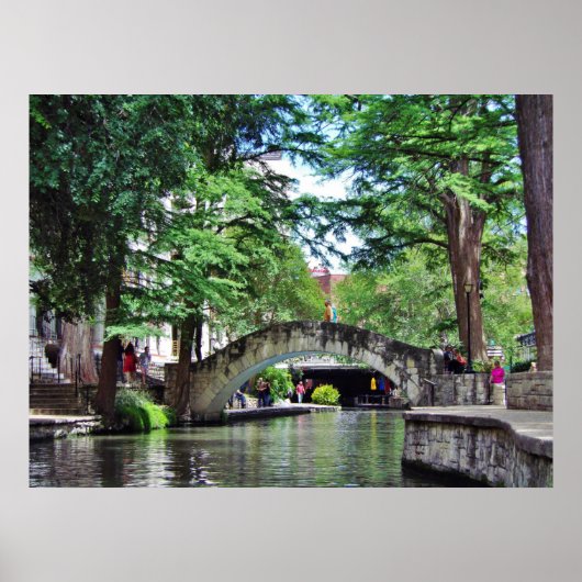 San Antonio River Walk Poster (Voorkant)