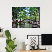 San Antonio River Walk Poster (Thuiskantoor)
