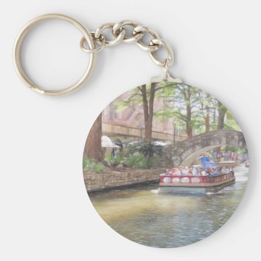 San Antonio River Walk Sleutelhanger (Voorkant)