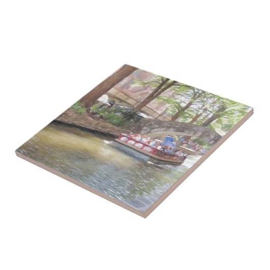 San Antonio River Walk Tegeltje (Zijkant)