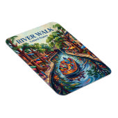 San Antonio River Walk Texas Magneet (Rechterzijde)