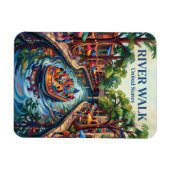 San Antonio River Walk Texas Magneet (Horizontaal)