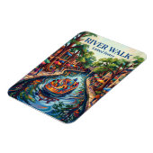 San Antonio River Walk Texas Magneet (Linkerzijde)