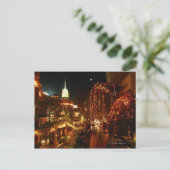 San Antonio Riverwalk bij nacht Briefkaart (Staand voorkant)