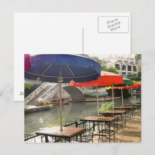 San Antonio Riverwalk Briefkaart (Voorkant / Achterkant)