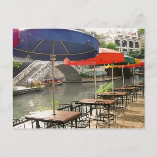 San Antonio Riverwalk Briefkaart (Voorkant)