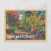 San Antonio Riverwalk Briefkaart (Voorkant)