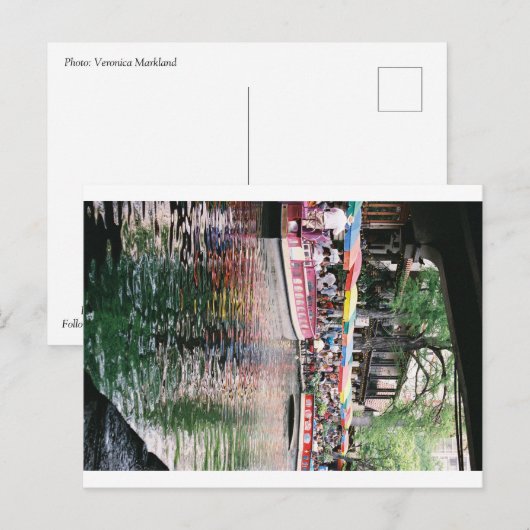San Antonio Riverwalk Briefkaart (Voorkant / Achterkant)