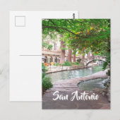 San Antonio Riverwalk foto Briefkaart (Voorkant / Achterkant)