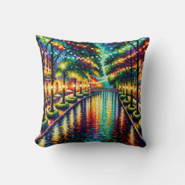 San Antonio Riverwalk: Kerstsfeer Kussen