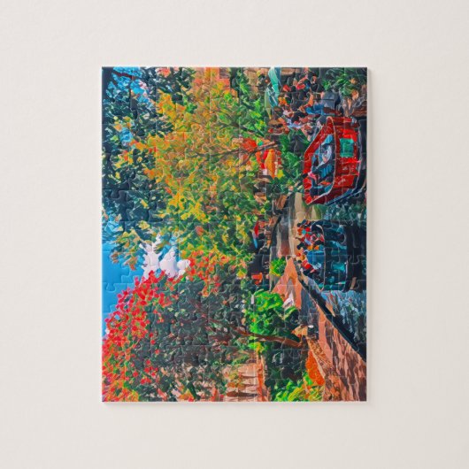 San Antonio Riverwalk Legpuzzel (Verticaal)