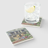 San Antonio Riverwalk-serie Stenen Onderzetter (Zijkant)