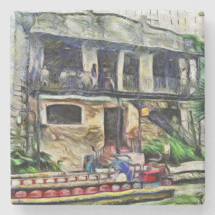 San Antonio Riverwalk Series Stenen Onderzetter