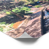 San Antonio Riverwalk Wedding Welkomstbord Poster (Hoek)