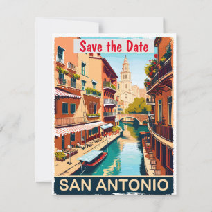 San Antonio Save the Date  Briefkaart