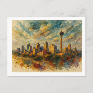 San Antonio Silhouette, Briefkaart