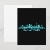 San Antonio Skyline Bedankkaart (Voorkant / Achterkant)