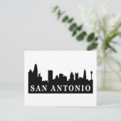 San Antonio Skyline Briefkaart (Staand voorkant)