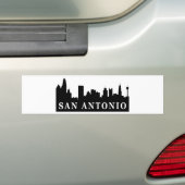 San Antonio Skyline Bumpersticker (Op auto)