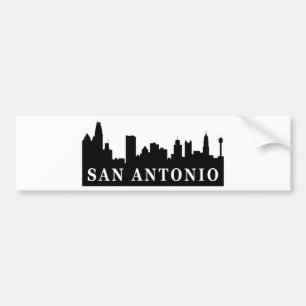 San Antonio Skyline Bumpersticker