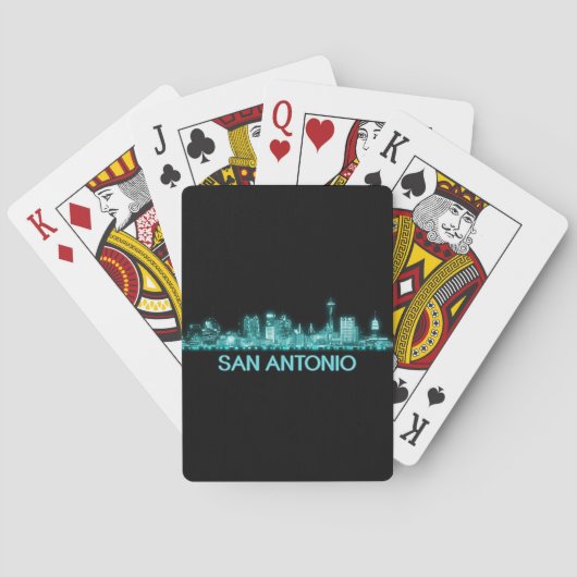 San Antonio Skyline Pokerkaarten (Achterkant)