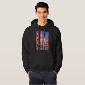 San Antonio Skyline Texas Hoodie (Voorkant volledig)
