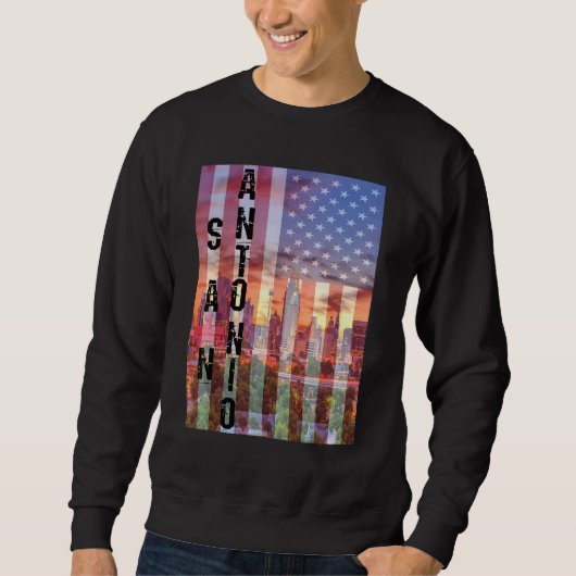 San Antonio Skyline Texas Trui (Voorkant)