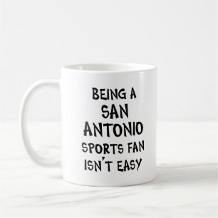 San Antonio sportfan, zijnde Koffiemok