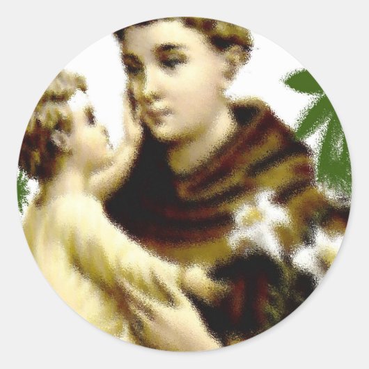 SAN ANTONIO / ST ANTHONY RONDE STICKER (Voorkant)