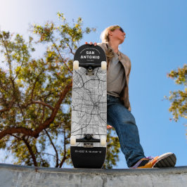 San Antonio Stadsplattegrond Skateboard