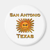 San Antonio Sun-pictogram Magneet (Voorkant)