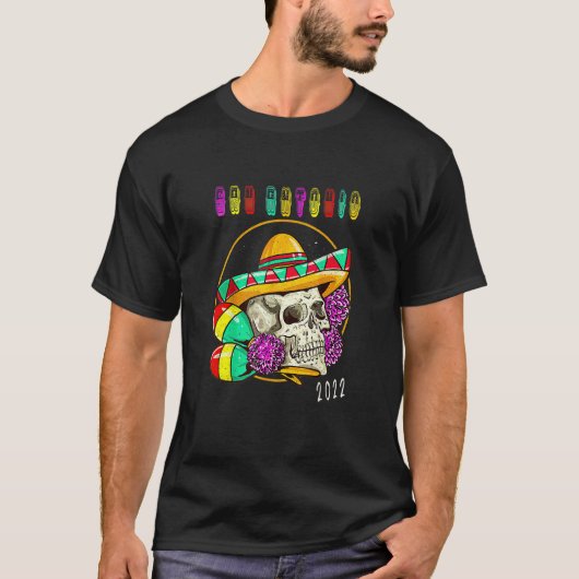 San Antonio Texas 2022 Souvenir Fiesta Mexican Ar T-shirt (Voorkant)
