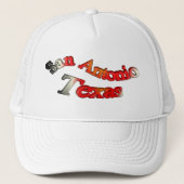 San Antonio Texas 3D Trucker Pet (Voorkant)