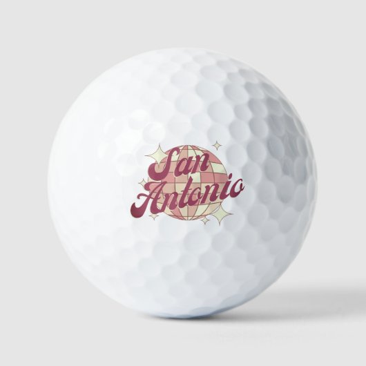 San Antonio Texas accessoire golfspeler Golfballen (Voorkant)