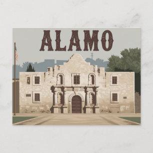 San Antonio, Texas, Alamo Briefkaart