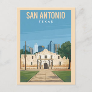 San Antonio, Texas, Alamo Briefkaart