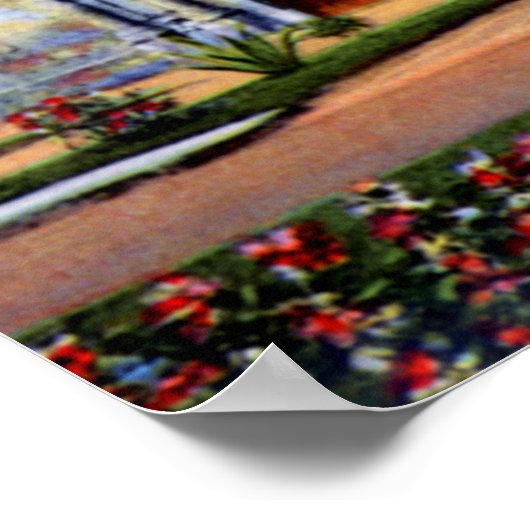 San Antonio Texas Alamo Poster (Hoek)