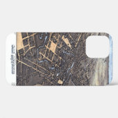 San Antonio, Texas, Antiek luchtstadskaart, 1873 Case-Mate iPhone Case (Achterkant (horizontaal))