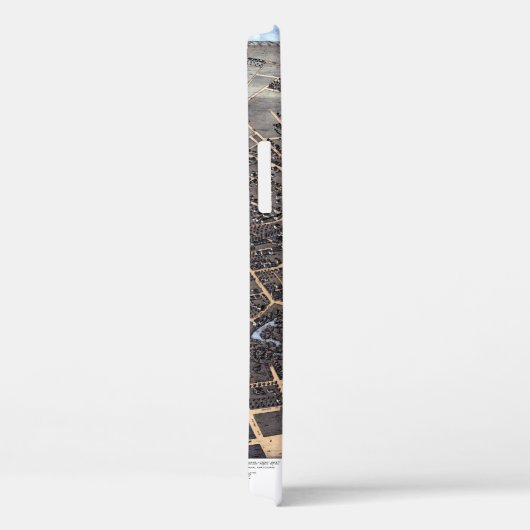 San Antonio, Texas, Antiek luchtstadskaart, 1873 Case-Mate iPhone Case (Achterkant / Rechts)