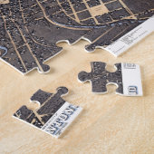 San Antonio, Texas, Antiek luchtstadskaart, 1873 Legpuzzel (Zijkant)