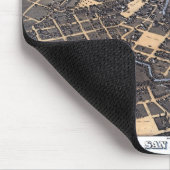 San Antonio, Texas, Antiek luchtstadskaart, 1873 Muismat (Hoek)