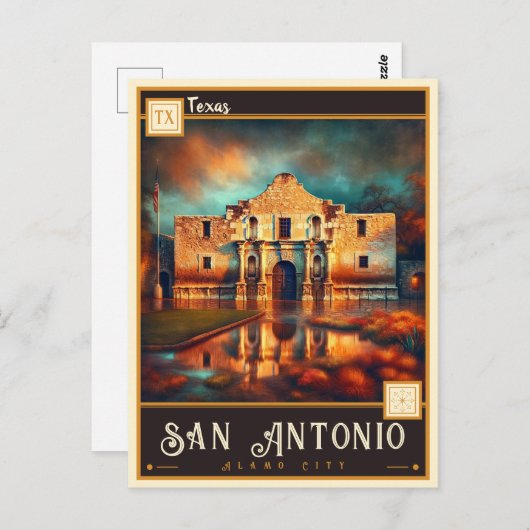 San Antonio, Texas |  Briefkaart (Voorkant / Achterkant)
