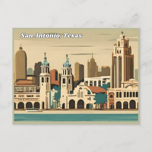 San Antonio, Texas Briefkaart