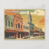San Antonio, Texas Briefkaart (Voorkant)