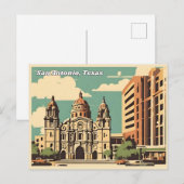 San Antonio, Texas Briefkaart (Voorkant / Achterkant)