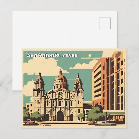 San Antonio, Texas Briefkaart (Voorkant / Achterkant)